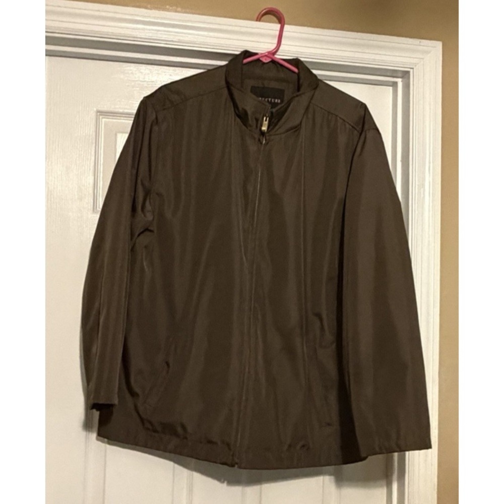 Brown Women's Coat, Women's Jacket, Structure Size XL, Fleece Lining
